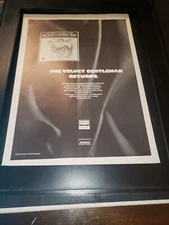 Erik Satie Through A Looking Glass Rare Original Promo Poster Ad Framed!