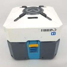 Overwatch Loot Box Coin Bank - 2017 Blizzard Surreal Entertainment - 6.5" Tall