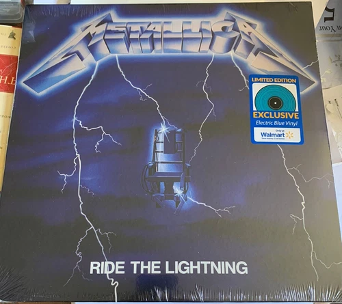 Metallica - Ride the Lightning “Electric Blue” colored Vinyl LP