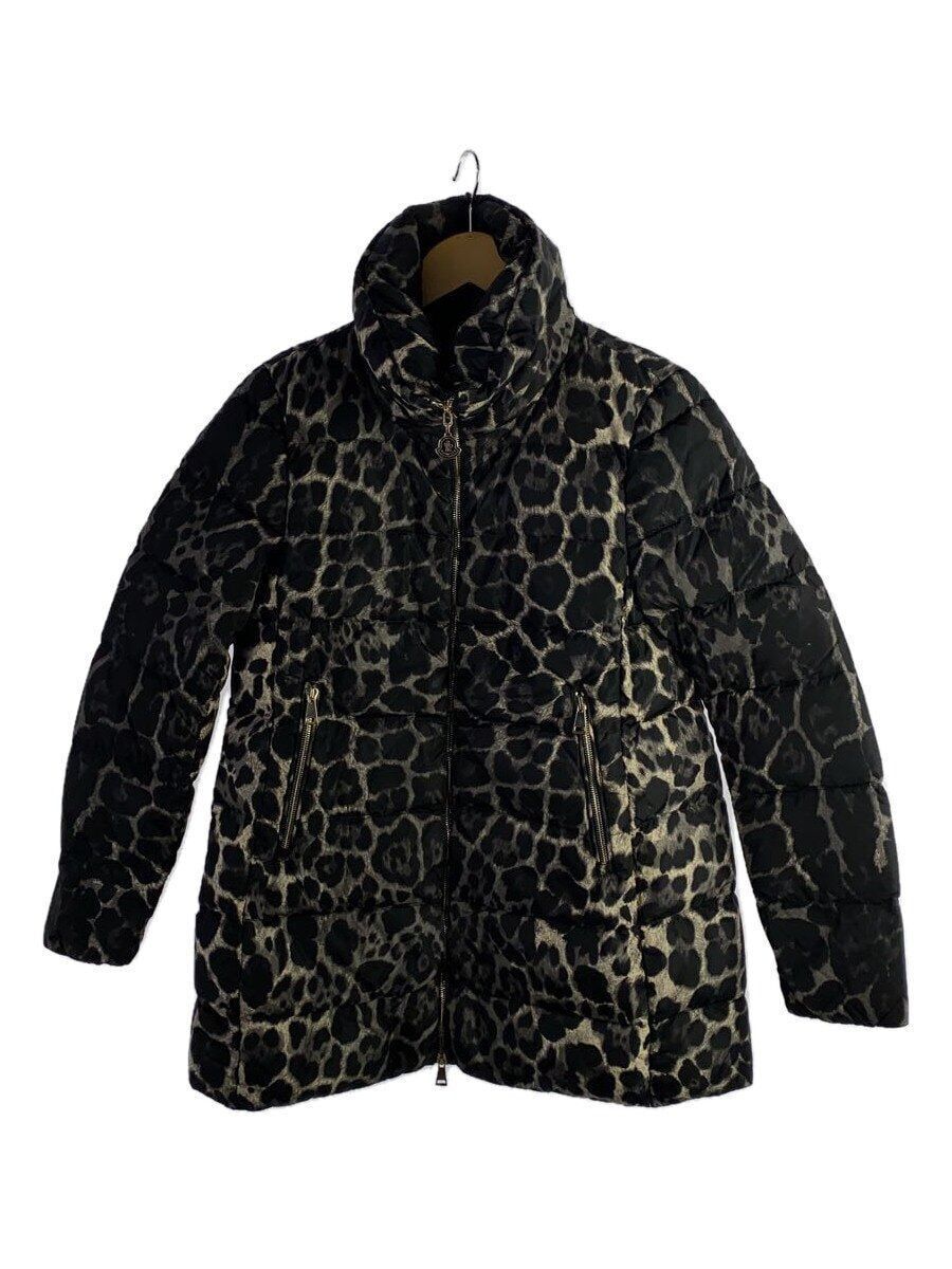 MONCLER Down Jacket TORCELLE 1 Nylon Black Leopard 46972-00 MONCLER Down Jacket TORCELLE 1 Nylon Black Leopard 46972-00