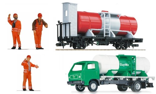 Fleischmann 0e WAGEN LKW BayWa + Noch 17820 Magic Train zu Roco 5100003 6230001 | Zustand: Neu