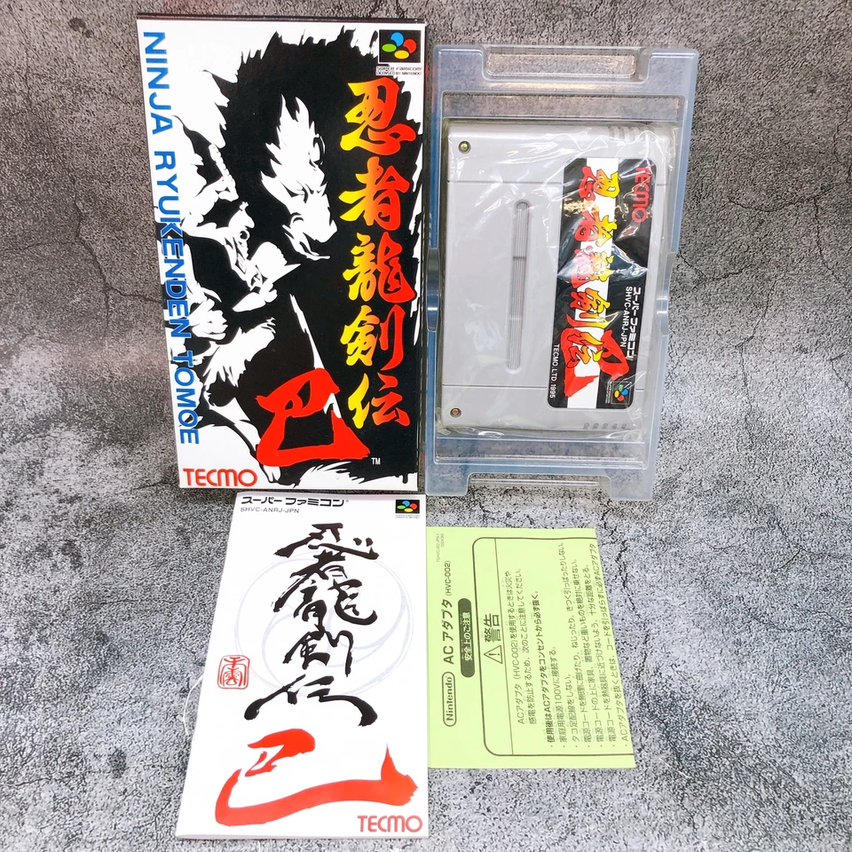 Nintendo Super Famicom Ninja Ryukenden Tomoe Tecmo Japan SNES SFC Game in Stock - Image 3 of 4