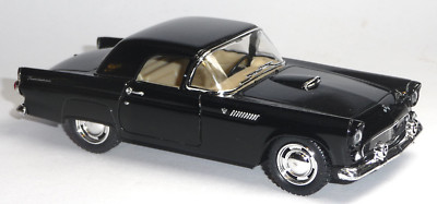 1955 Ford Thunderbird schwarz 1:36 Oldtimer Sammlermodell von KINSMART Neuware