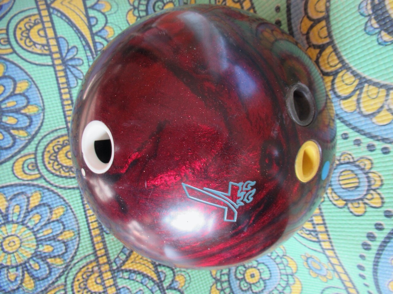14 lb. Track Proof Bowling Ball Lightly Used RH Layout eBay