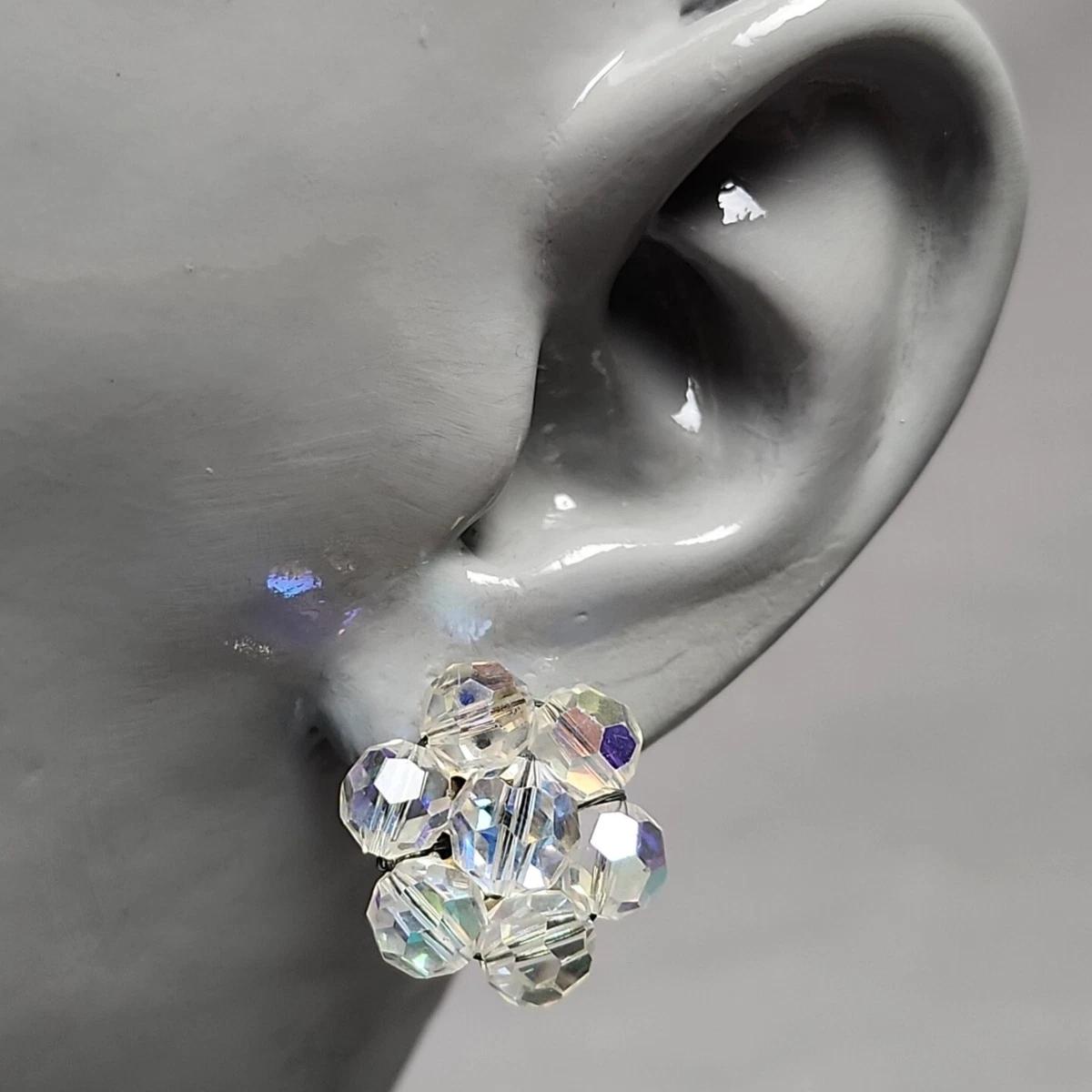 Ab crystal sales earrings
