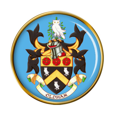 Oldham (England) Anstecker Abzeichen