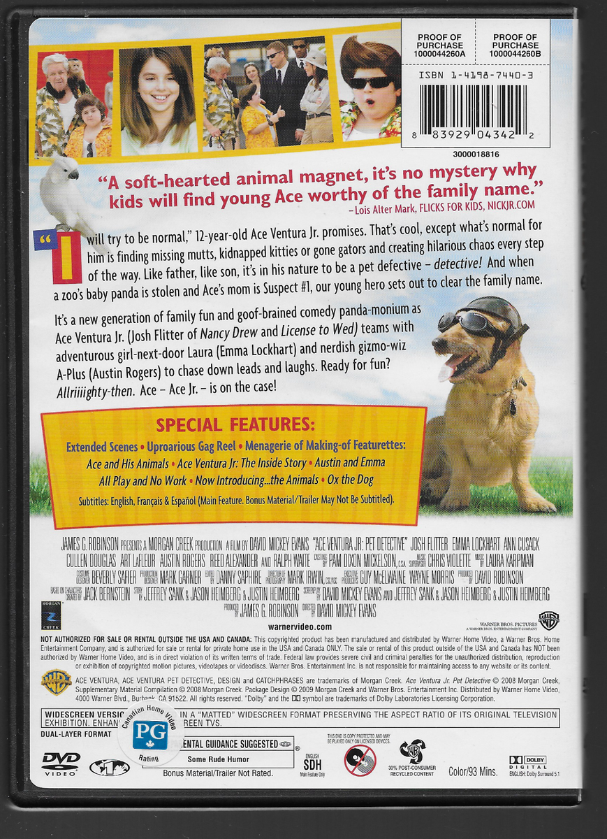 Ace Ventura (DVD, 2009) for sale online UK