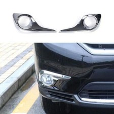 For Toyota Highlander 20112013 Chrome Abs Front Fog Light Lamp Cover Trim 2pcs For Toyota Highlander 20112013 Chrome Abs Front Fog Light Lamp Cover Trim 2pcs