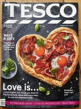 Tesco Food Magazine - February 2021 Breakfast heart tart Kitchen Must Haves