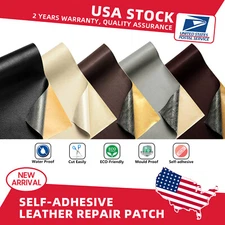 MODIGT Leather Repair Patch Fabric Self-Adhesive Kit for Car Seat Sofa Couch