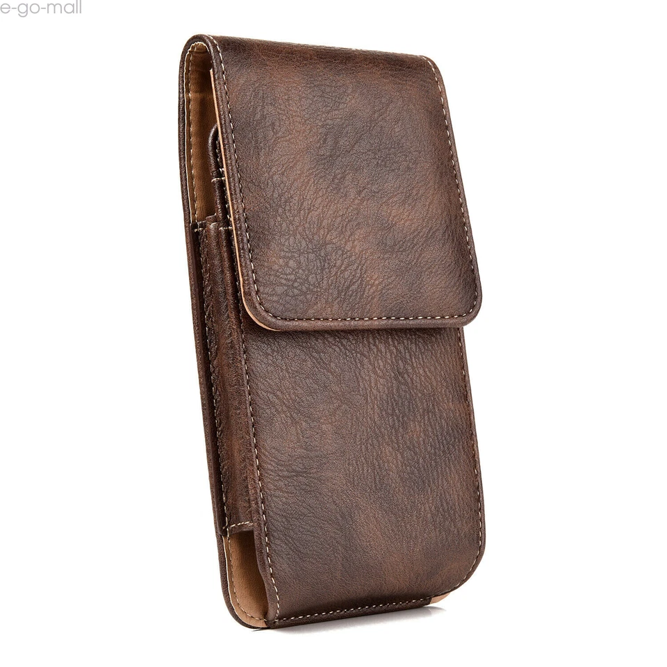 Vertical Leather Case w/ Belt-Clip Holster Pouch Cover for iPhone XS Max 7 8Plus - Image 2 of 4