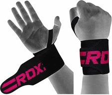 Weight Lifting Straps by RDX, Wrist Wraps for Women, Bodybuilding, Wrist Straps