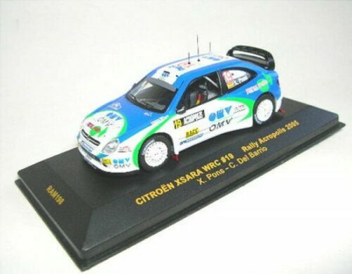 Citroën Xsara WRC N°19 échelle 1/43ème pour décorer votre bureau de passionné de rallye 2005