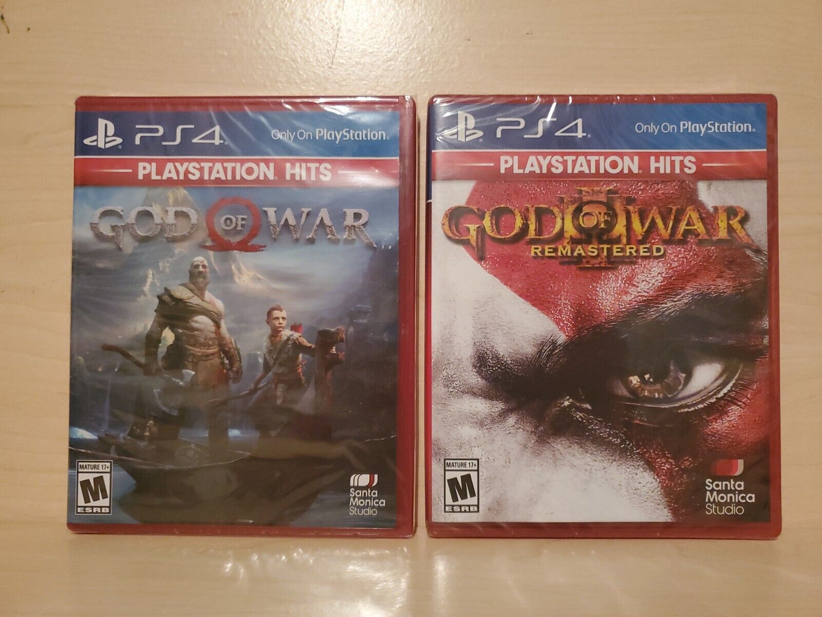 GOD OF WAR &amp; GOD WAR 3 REMASTERED PS4 2 SET LOT - BRAND NEW | eBay