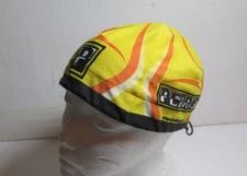 VTG PEDRO'S Cycling Cap Yellow Summer Mesh Hat Bicycle USA Made