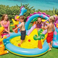 Kids Paddling Pool Inflatable Outdoor Water Slide Garden Toy Kid Summer Play Kids Paddling Pool Inflatable Outdoor Water Slide Garden Toy Kid Summer Play