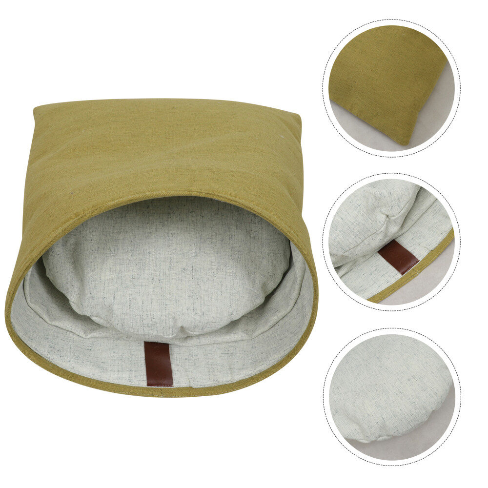 1pc Cat Accessories Cat Warming Bed Plush Calming Bed Dog Calming Bed