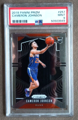 2019-20 Panini Prizm Cameron Johnson RC Rookie Prizm #257 ~ PSA 9