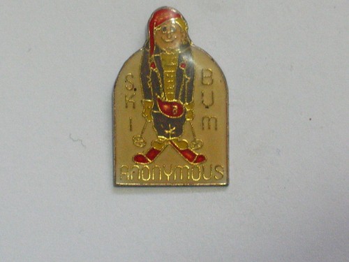 Ski Bum Ski Pin Vintage