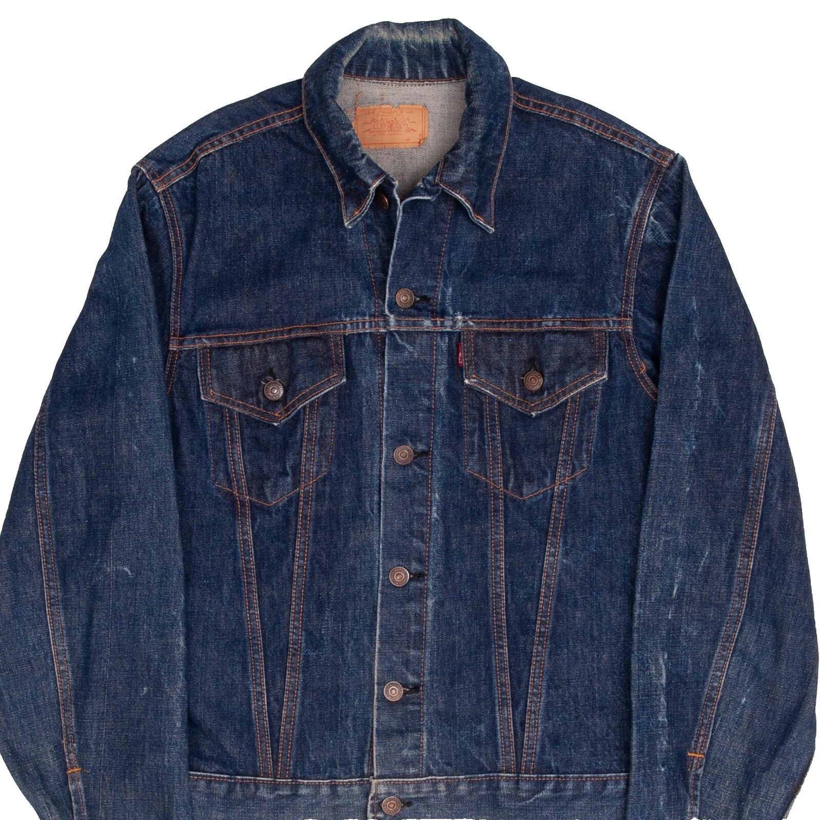 Denim Regular Size 1960s Vintage Outerwear Coats & Jackets for Men