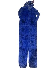 Lilo and Stitch Disney Womens Pajamas Union Suit One Piece Costume Size S 4-6