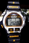 NO RSV  MENS IRONMAN INDIGLO 737 MOD NEW 5 YEAR BATTERY RUBBER STRAP  90's 8 Lap