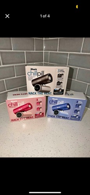 #ad Shark ChillPill 3 in 1 Portable Cooling Fan Rechargeable Misting Black Pink Blue $119.99