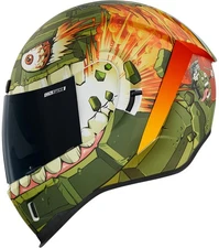 Icon Airform Grenadier Motorcycle Helmet Green