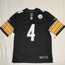 Nike Pittsburgh Steelers Metcalf #4 On-Field NFL Jersey Men's L Black