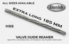 Valve Guide Reamer 185mm Extra Long 8.0 Mm 315 High Speed Steel H7 Tolrance