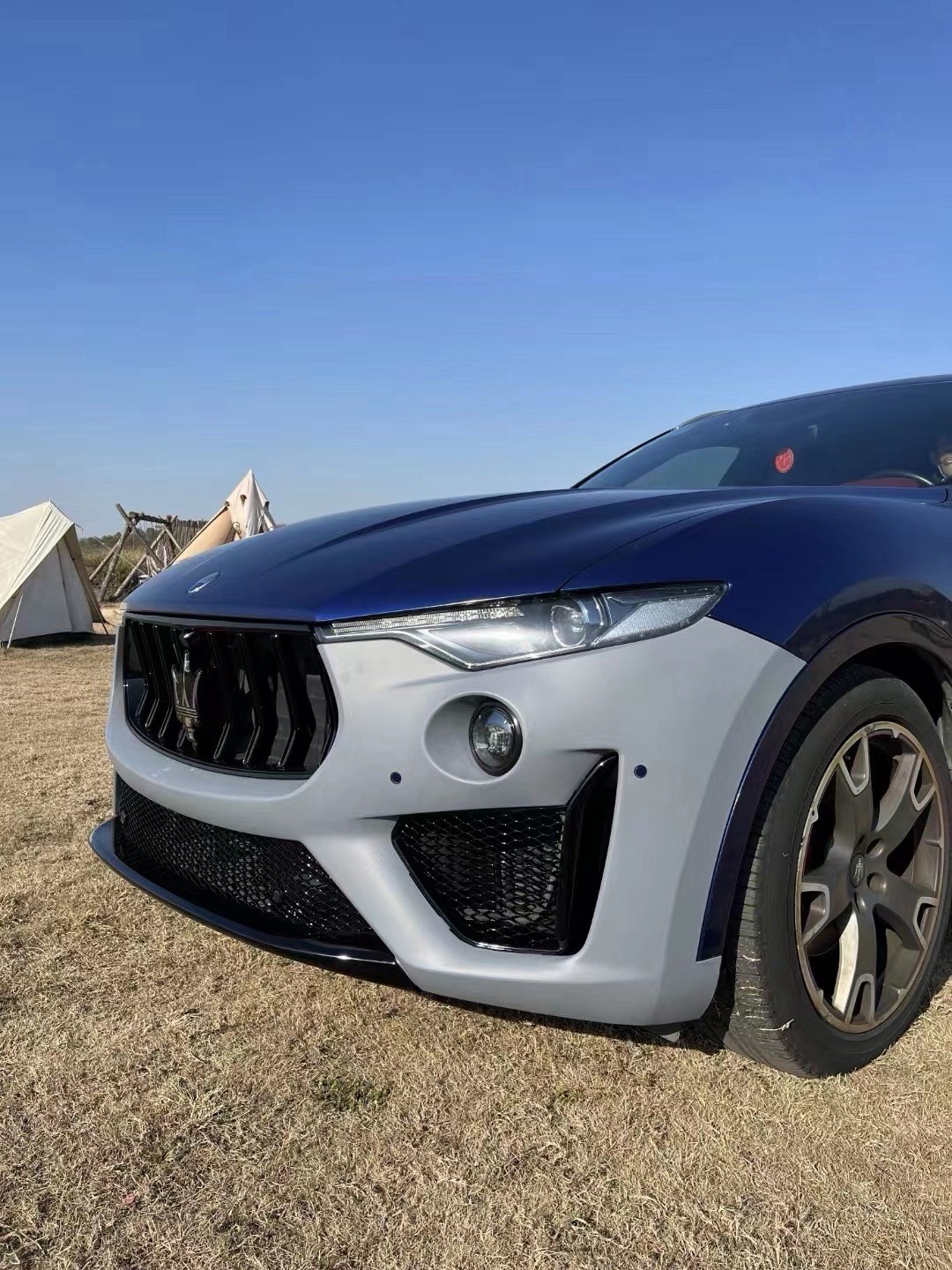 2017-2024 Maserati Levante Trofeo GTS Style Front Bumper & Grille Assembly NEW