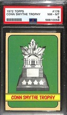 1972 TOPPS #176 CONN SMYTHE TROPHY PSA 8 NM-MT 56810058 