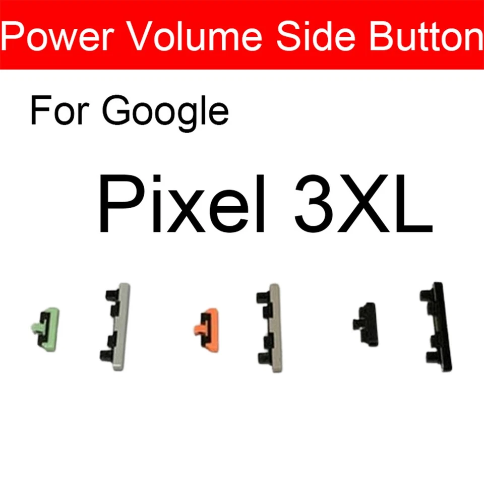 Side Power On Off Volume Button Key For Google Pixel 3 3XL 3A 3AXL repair parts - Image 2 of 4