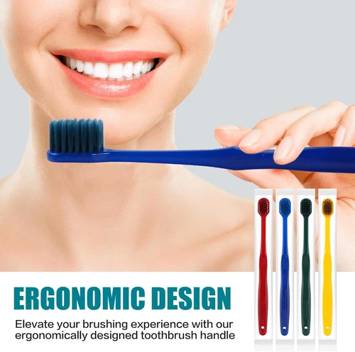 30pcs Individually Wrapped Bulk Toothbrushes, Colorful Manual Disposable... - Picture 5 of 6