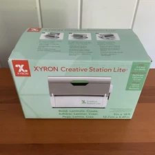 Xyron Creative Station Lite 5 Inch Machine White/Silver NEW open box
