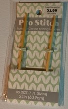 New Pro Stitch Bamboo 24  Circular Knitting Needles US Size 7 4.5mm 