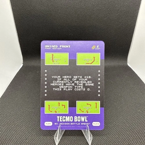 2026 Bo Jackson Battle Arena TECMO BOWL BOBA PL54 PL-54 Unified Front