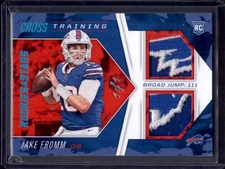 JAKE FROMM 2020 Panini Rookies & Stars Premium Dual RC 3-Clr Logo Patch #1/1