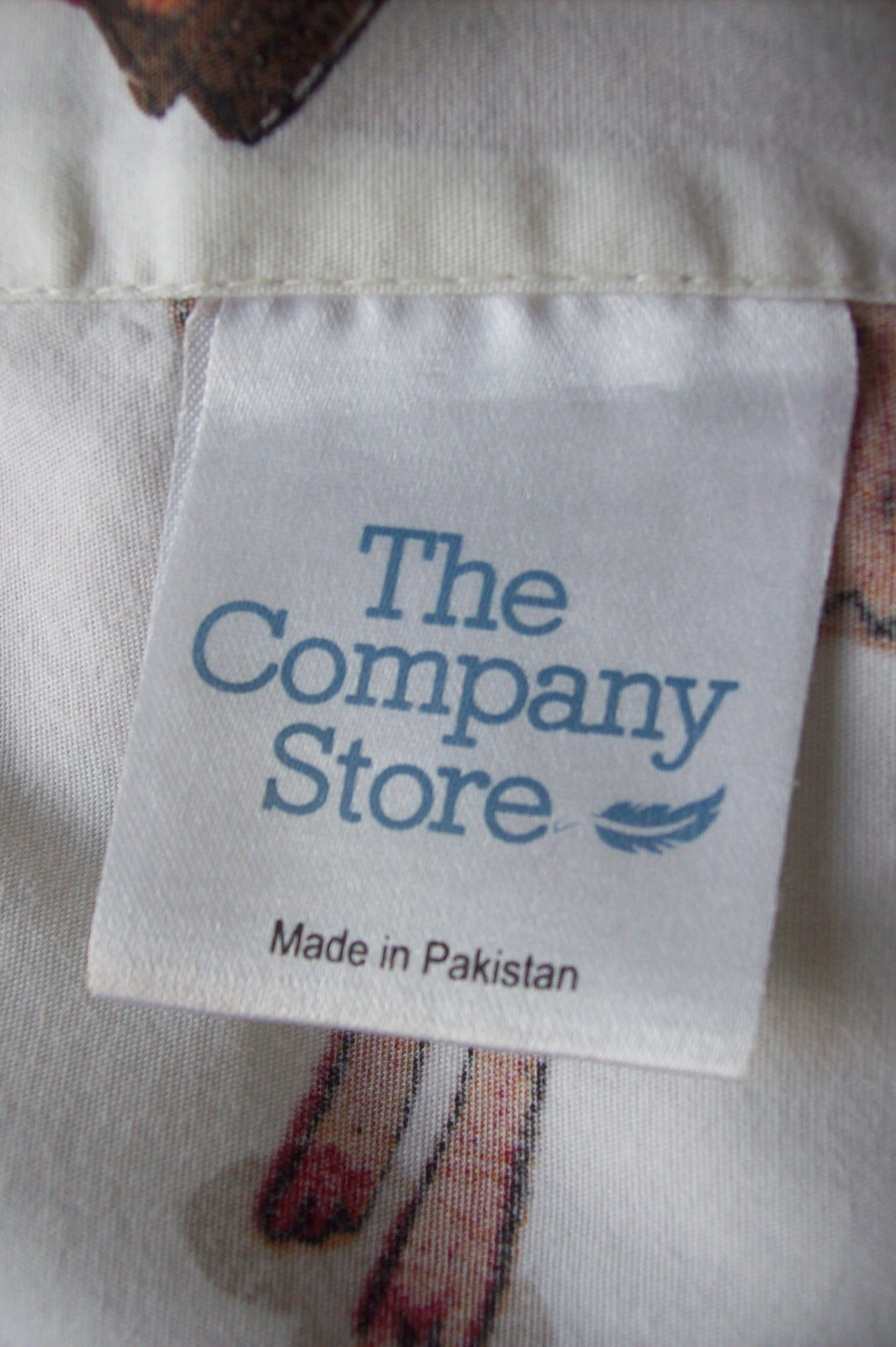 The Company Store Twin Flat Sheet~Dog Breed Graphic~100% Cotton