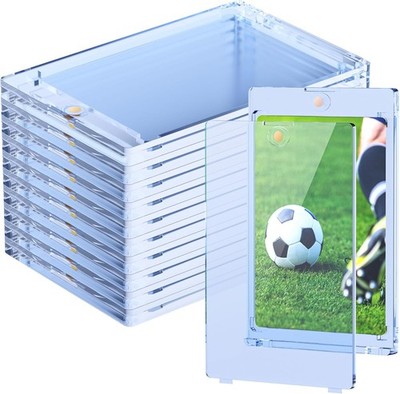 Tolesum 10x Upgrade Magnetische Kartenhalter, 35PT Sammelkarten Hüllen UV-Schutz