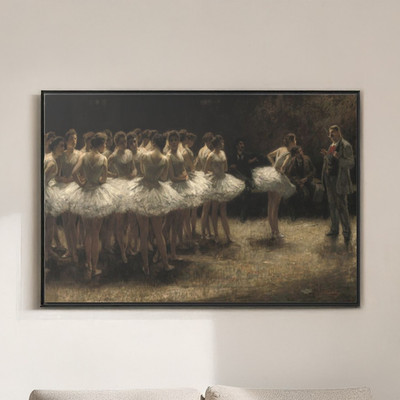 The Strike of the Ballerinas Poster Print - Ballet Canvas Wall Art