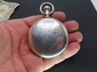 1905 Hamilton 924 Pocket Watch, 17j 18s, Sterling Silver OF, Repair — photo 3