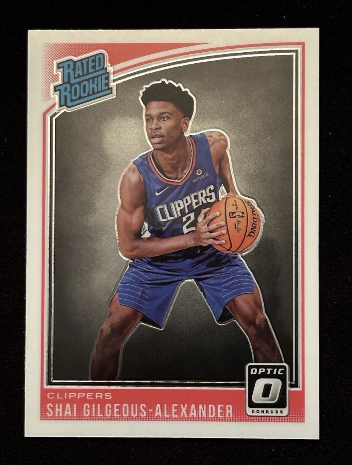  2018-19 Shai Gilgeous Alexander Donruss Optic #162 Rated Rookie Card RC 