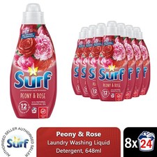 Surf Laundry Washing Liquid Detergent Peony & Rose 5.18 Litre, 192 Washes 4.25 per litre