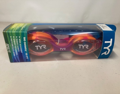 TYR Big Swimple Tie Dye Swim Googles Adult Size Small - Picture 2 of 5