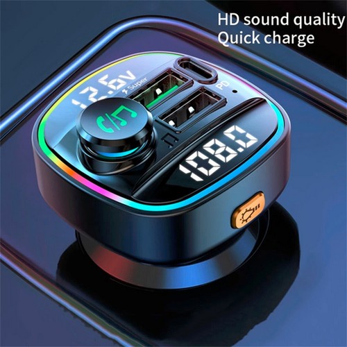 Car Bluetooth 5.0 FM Transmitter Handsfree Dual USB Radio Modulator MP3 Player - Picture 12 of 12