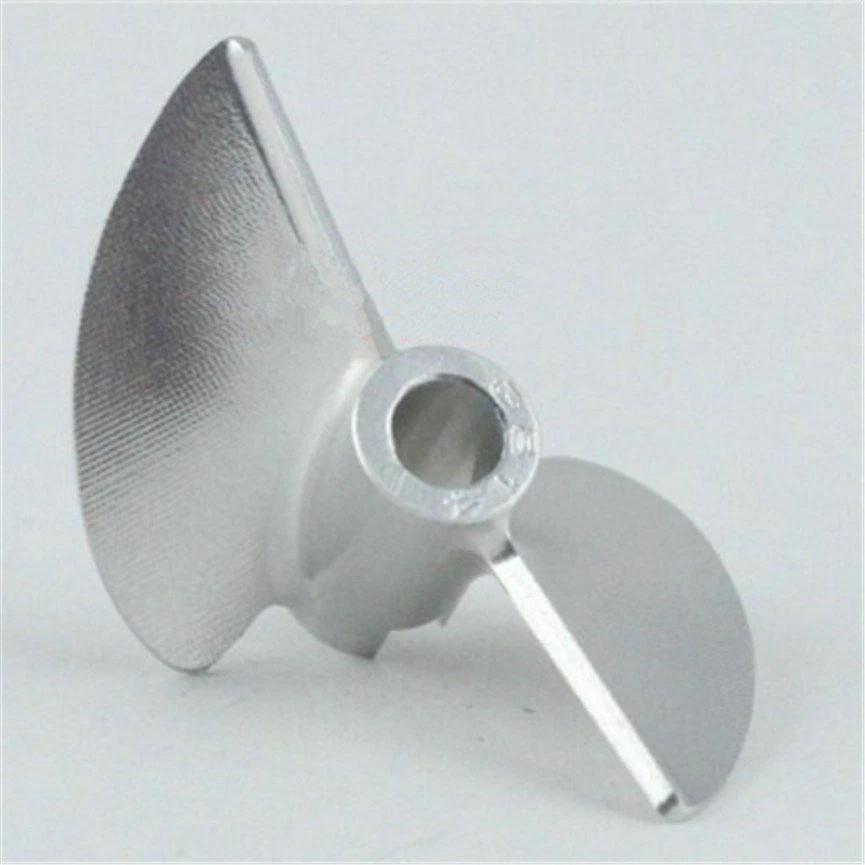 #847 1 par 2 hojas 440 hélice de aluminio diámetro 40 mm para barco de radiocontrol de eje de 3/16" 4,76 mm Foto 2 de 4