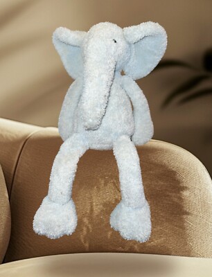 Jellycat Blue Elephant Slackajack Long Legs Trunk Plush Stuffed 14