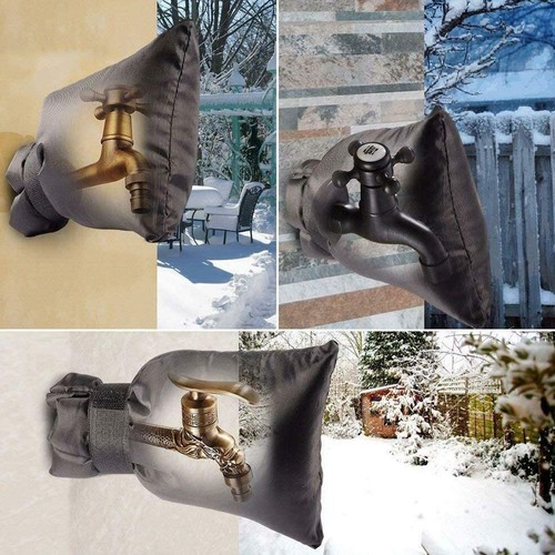 Outdoor Faucet Cover for Winter Faucet Cover Socks for Winter Freeze Protection - Picture 6 of 14
