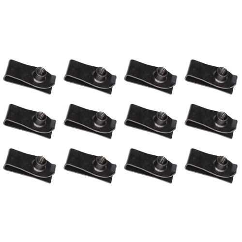 12 EXTRUDED U NUTS! M6-1.0 W520832-S424 W520832-S426 FOR FORD F-150 LINCOLN ETC - Bild 1 von 4